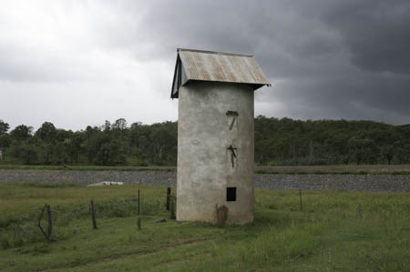 Silo on farm in Boondah district