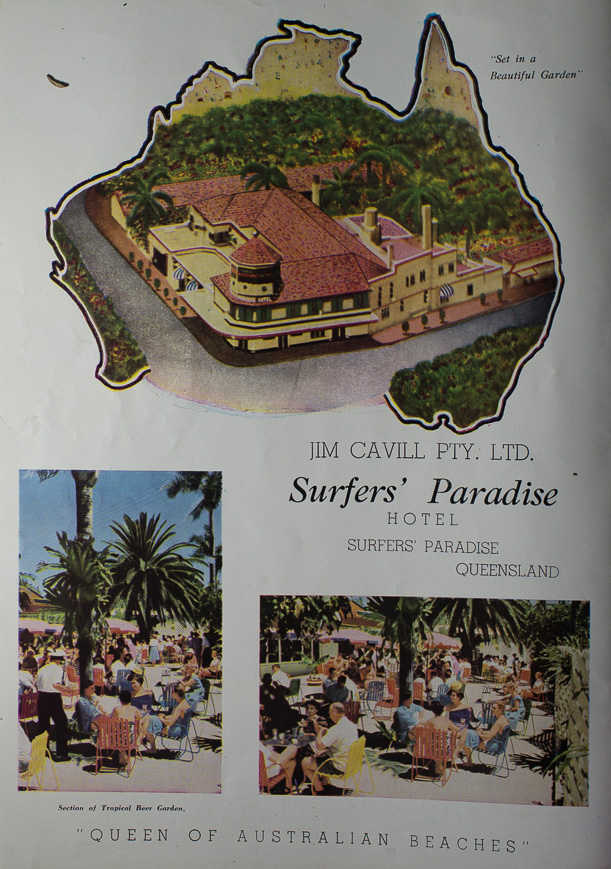 Advertisement for Surfers' Paradise Hotel (Queensland Annual 1956)