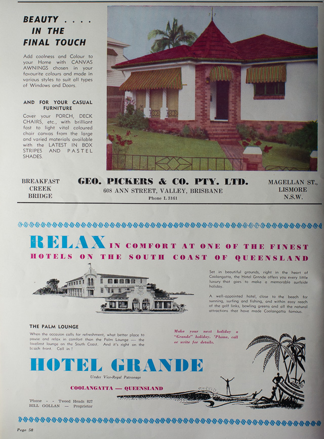 Advertisements (Queensland Annual 1956)